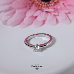 Prsten sa moissanitom M-19