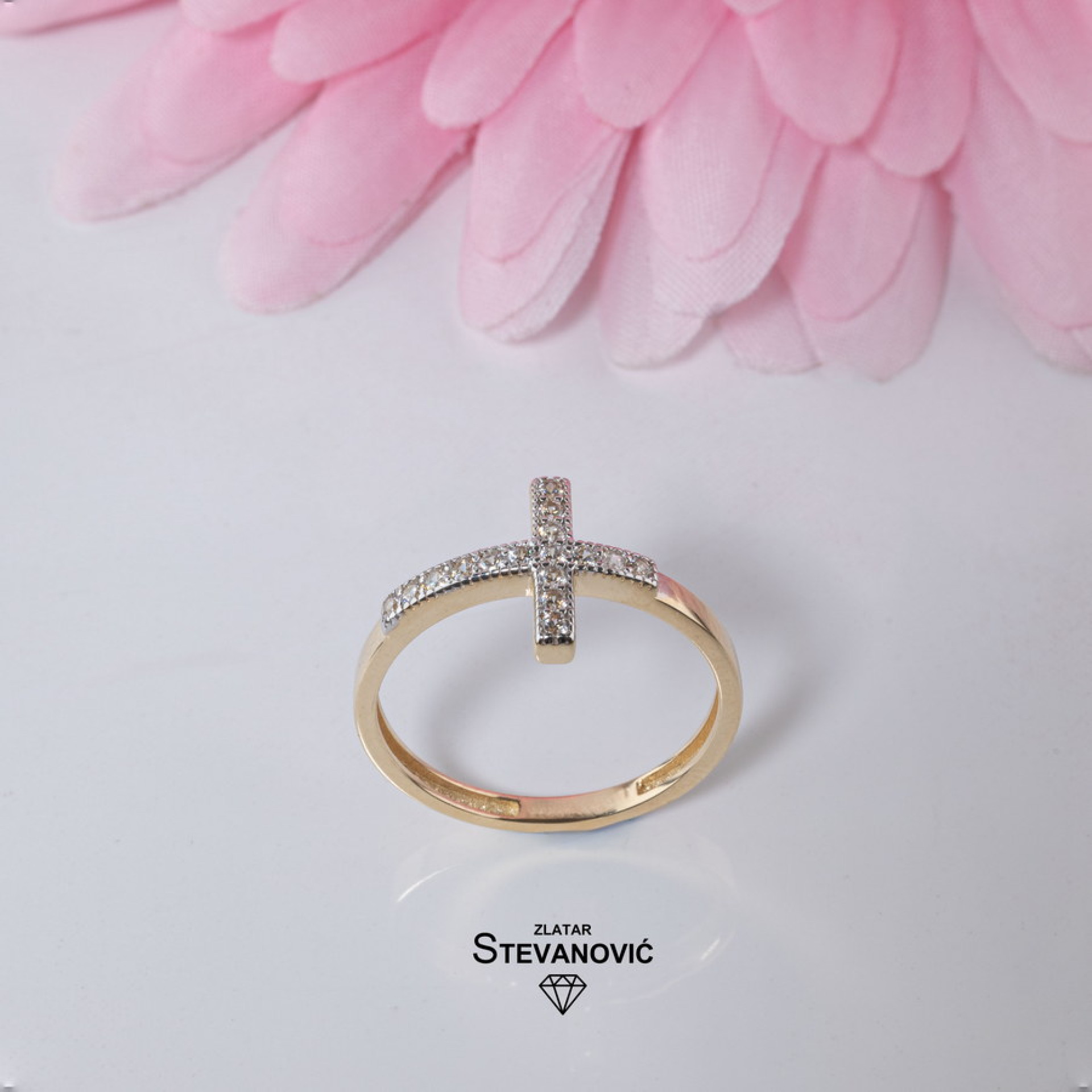 Prsten od žutog zlata PZZ 51