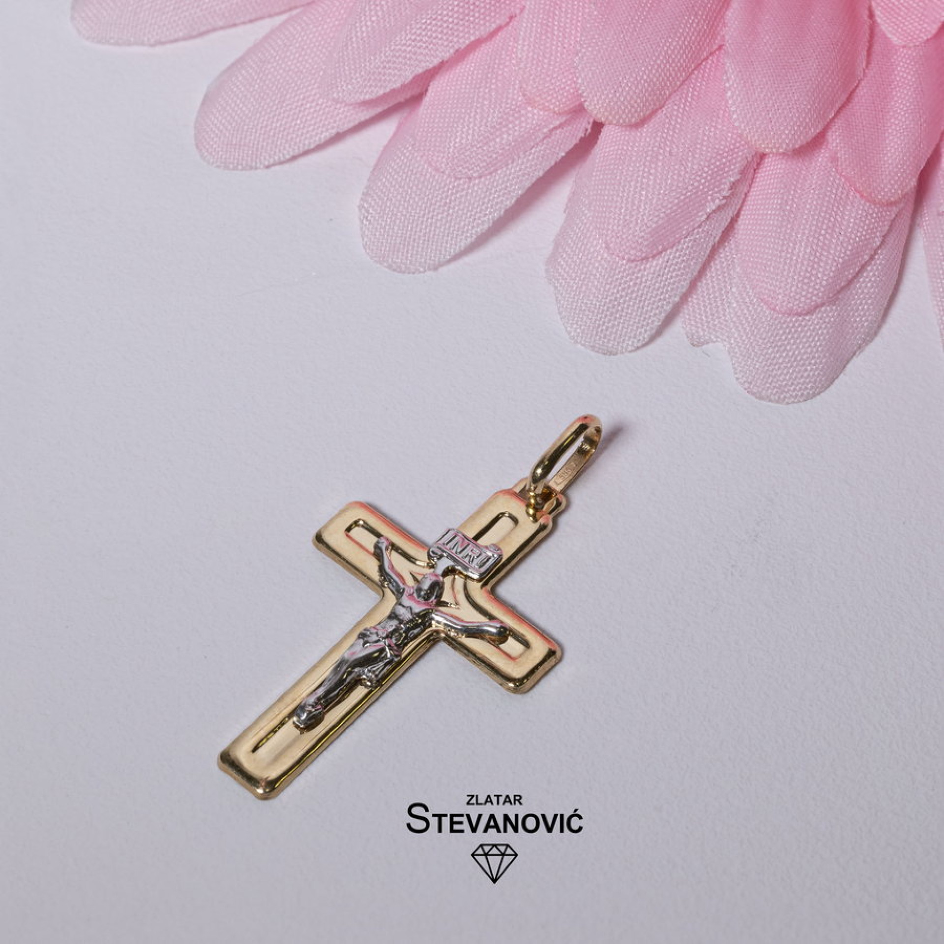 Krstić od žutog zlata P153
