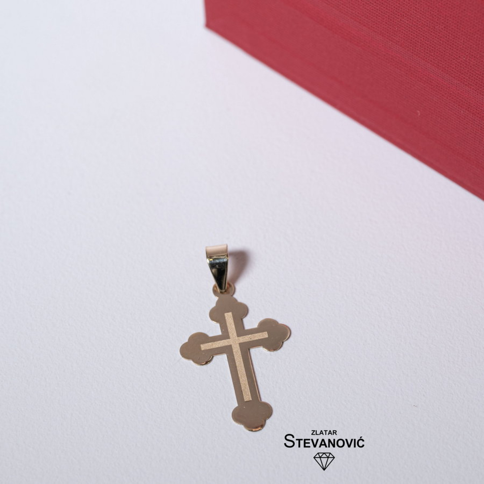 Krstić od žutog zlata P08