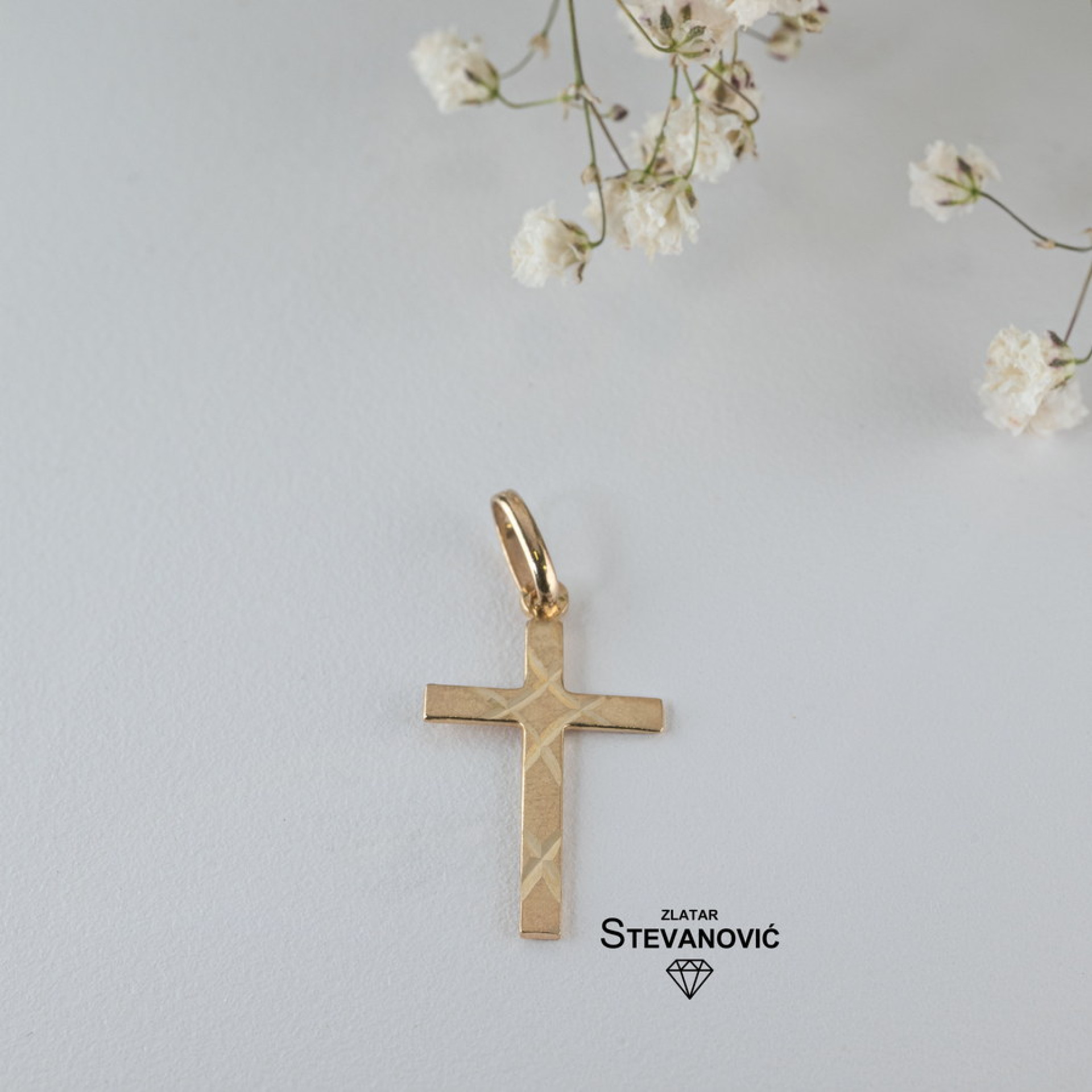 Krstić od žutog zlata P118