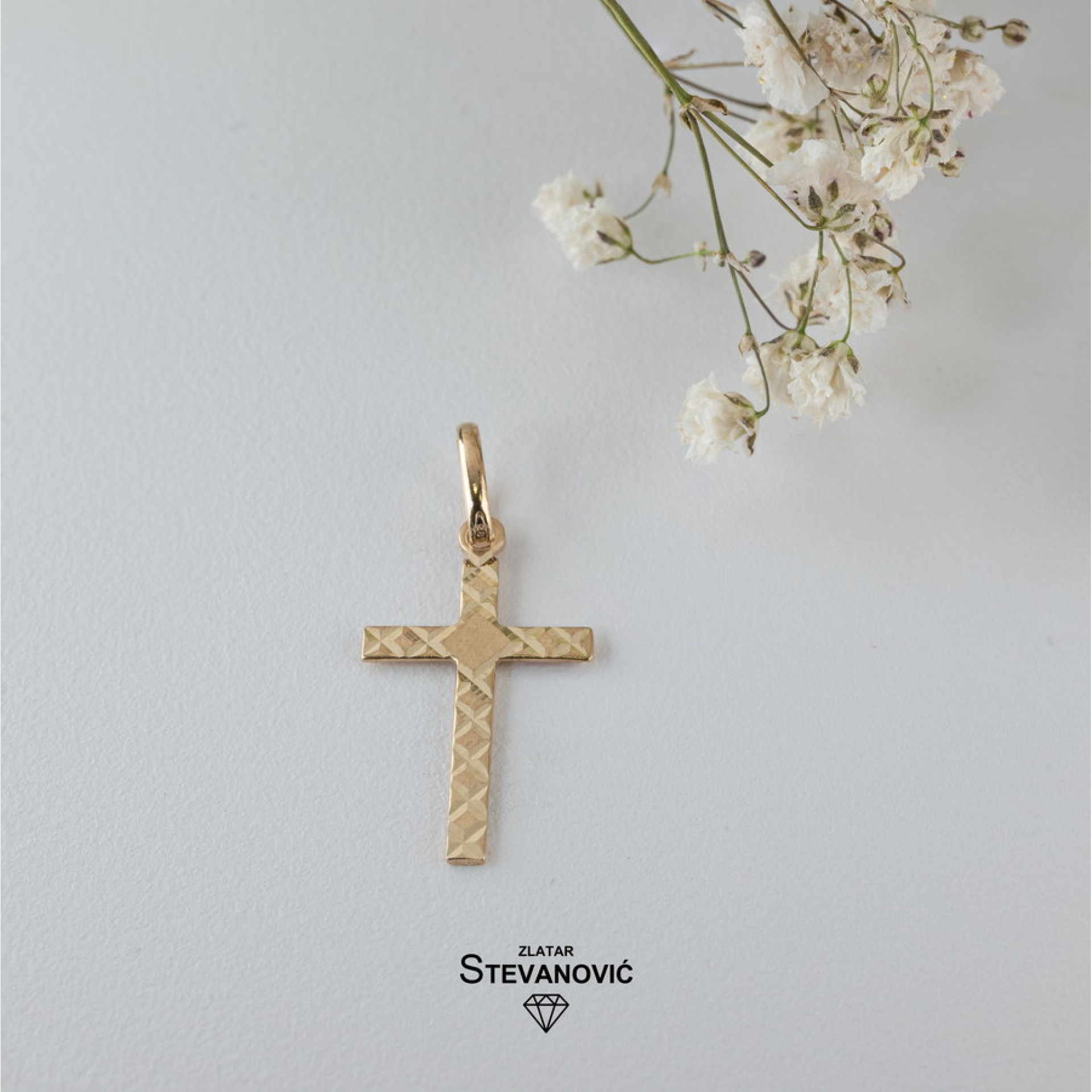 Krstić od žutog zlata P119