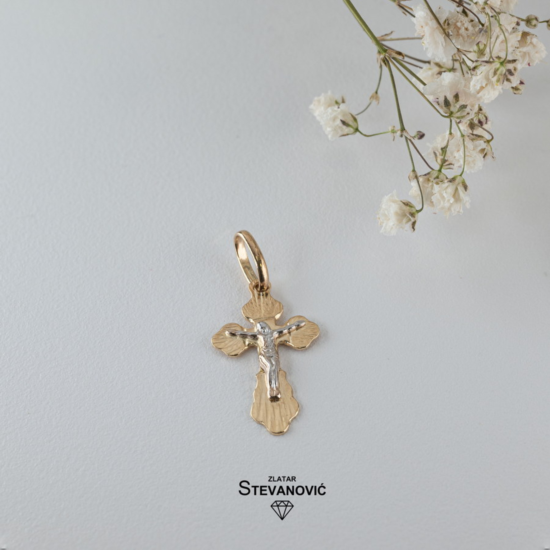 Krstić od žutog zlata P121