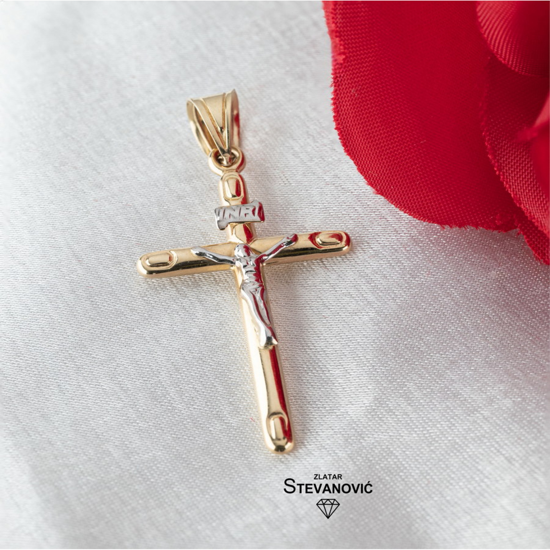 Krstić od žutog zlata P124