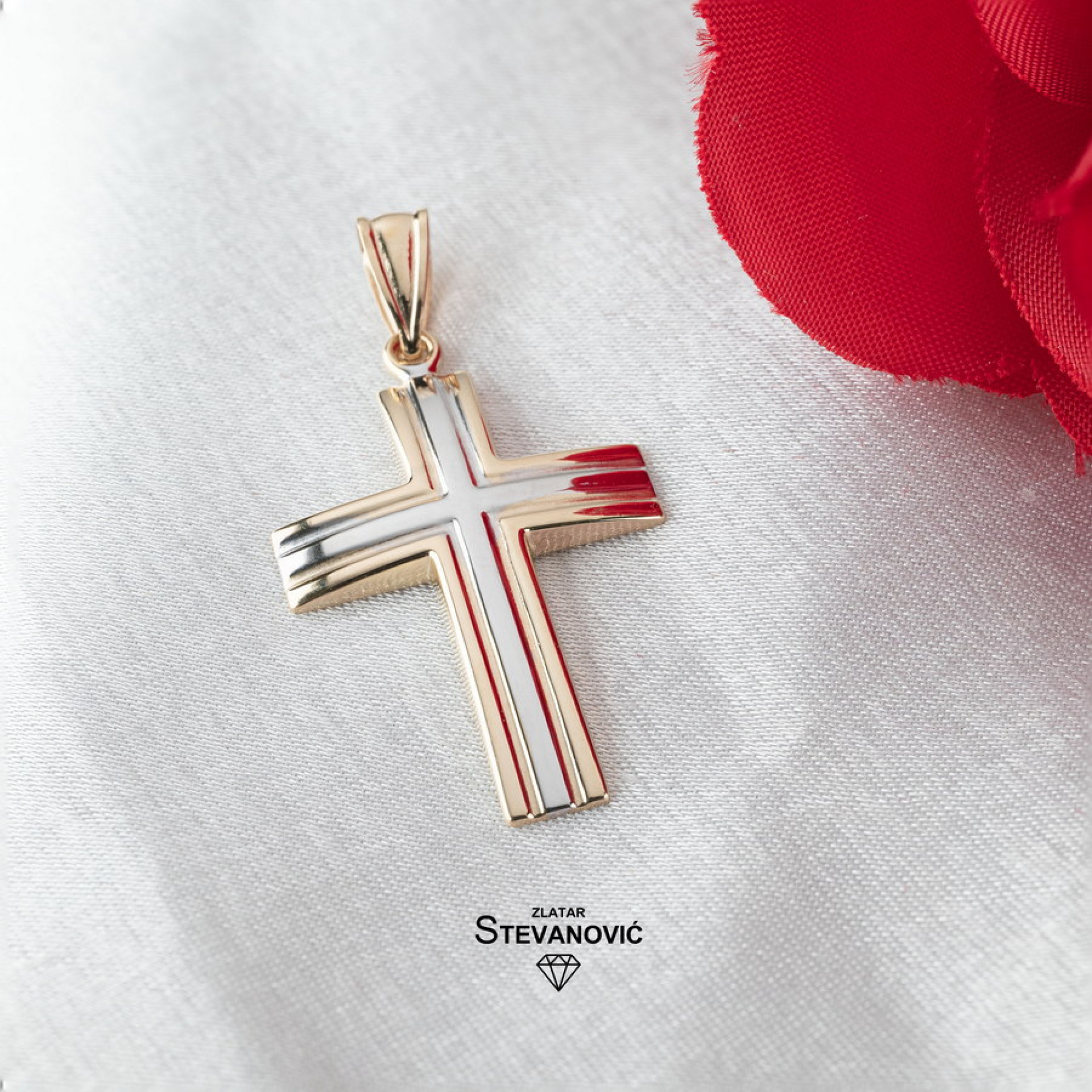 Krstić od žutog zlata P127