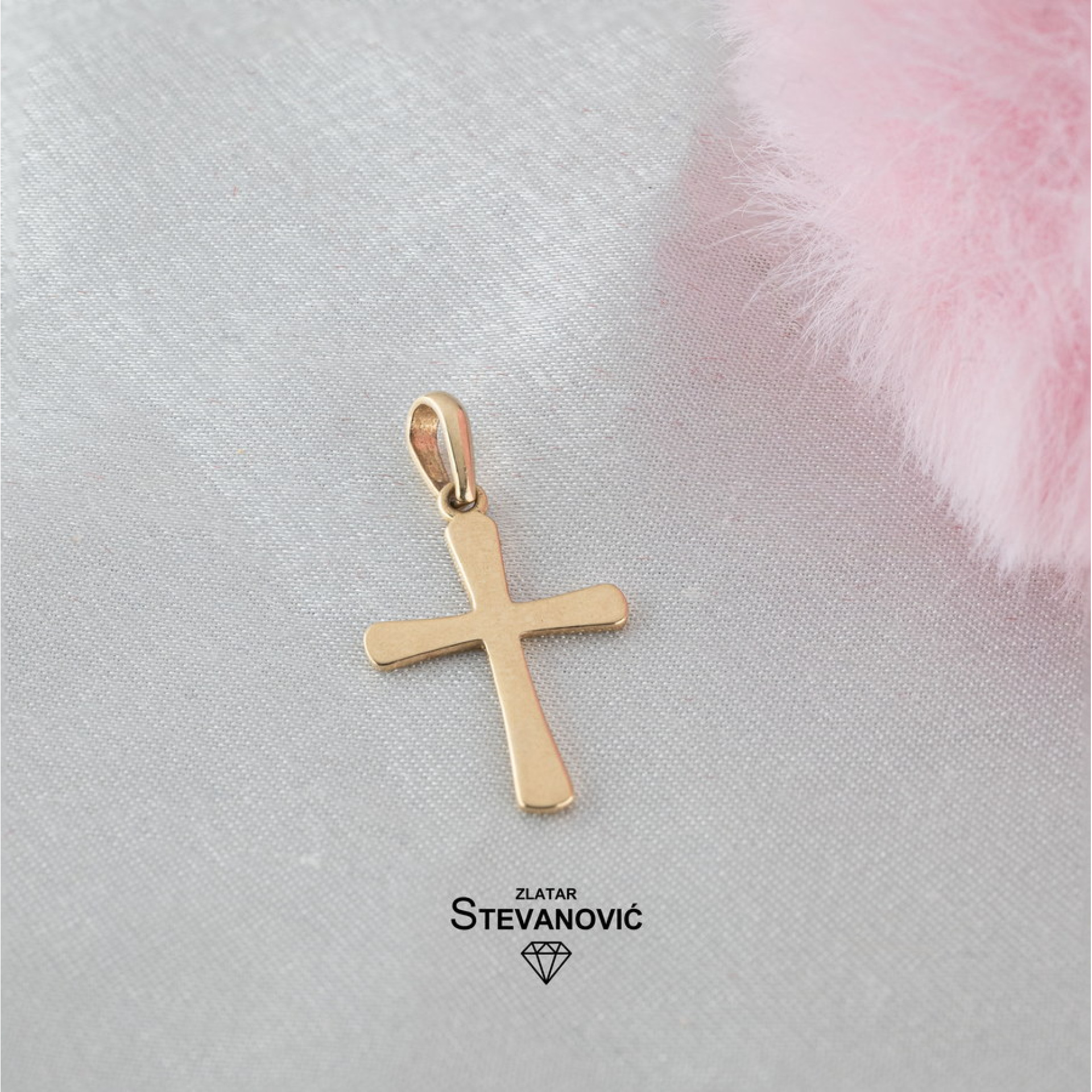 Krstić od žutog zlata P139