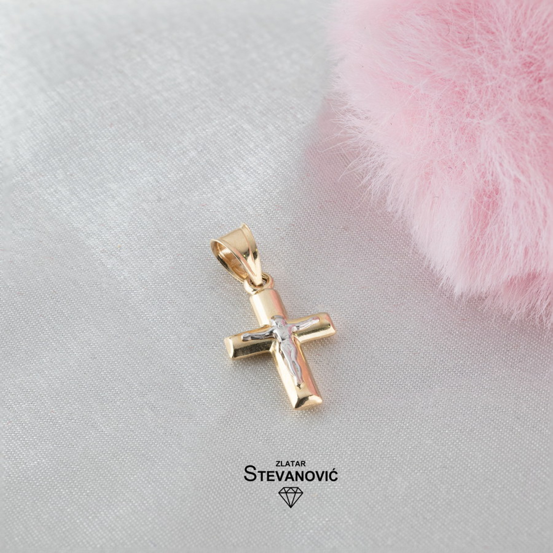 Krstić od žutog zlata P141