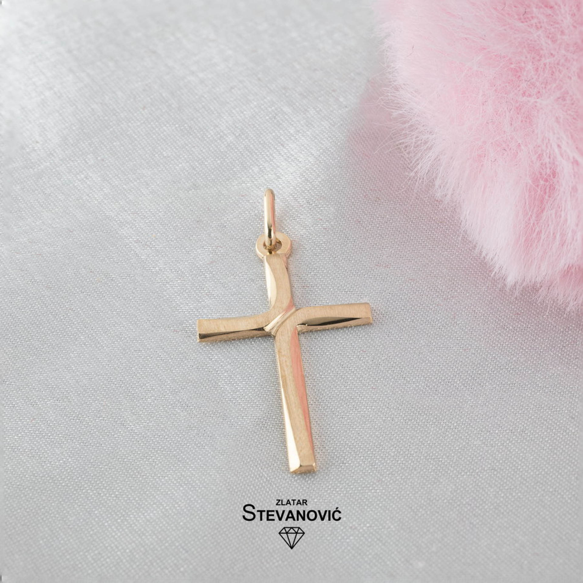 Krstić od žutog zlata P143