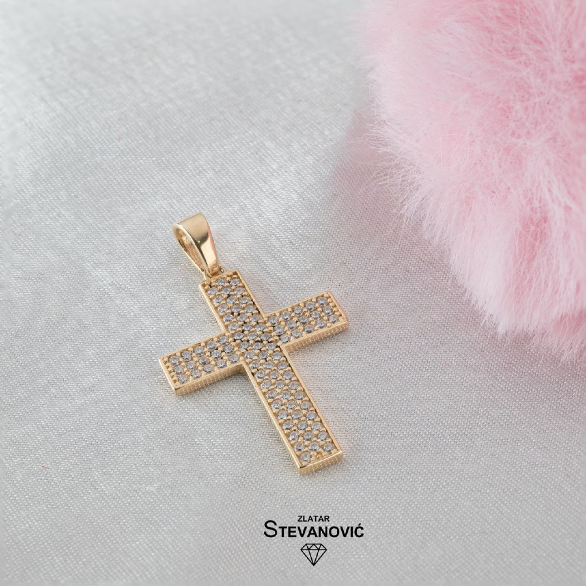 Krstić od žutog zlata P144