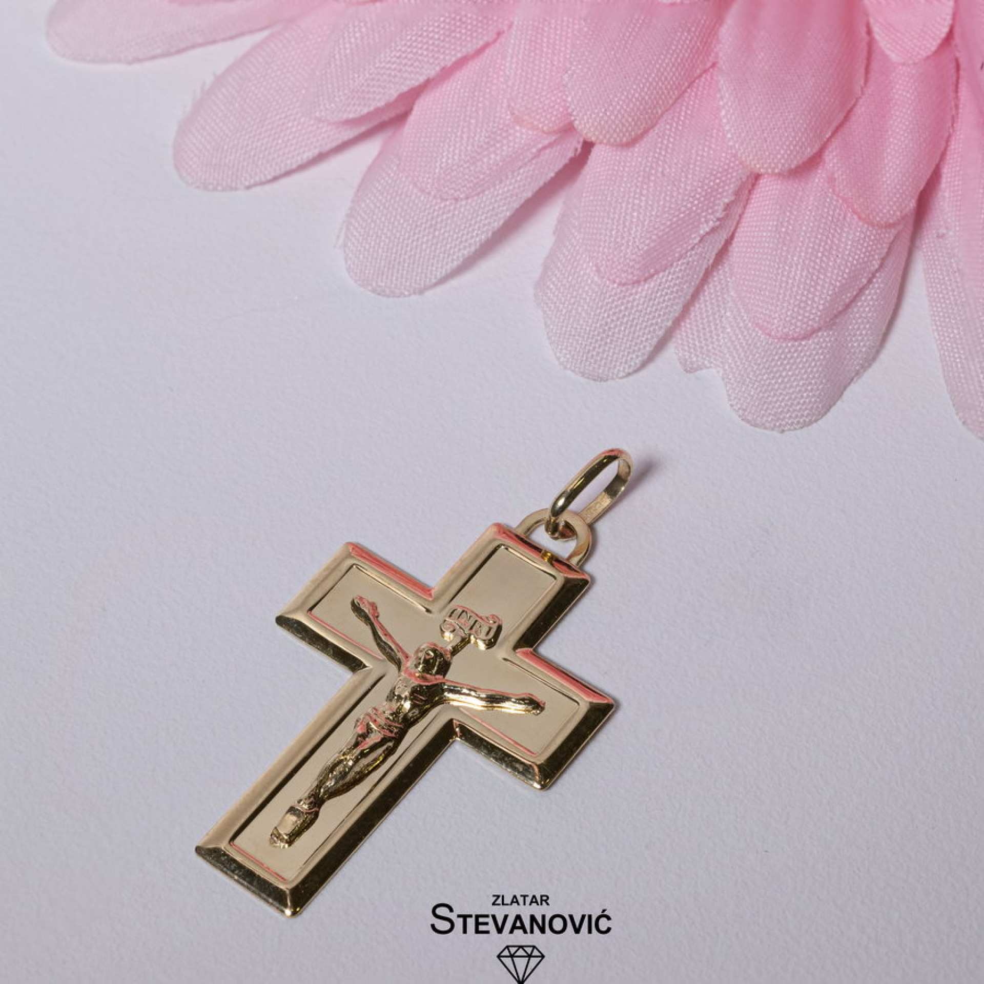 Krstić od žutog zlata P150