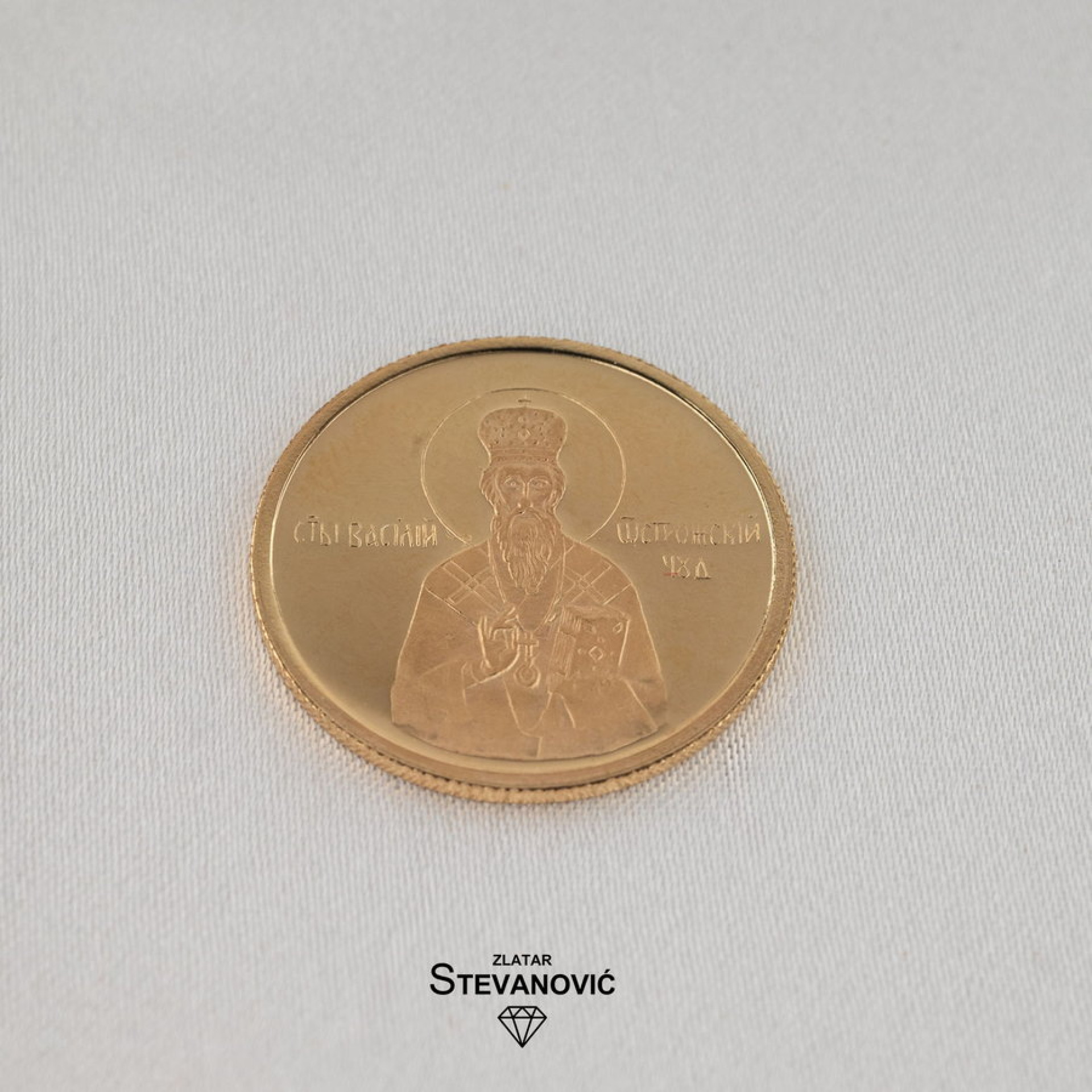 Zlatnik Vasilije Ostroški ZL 026